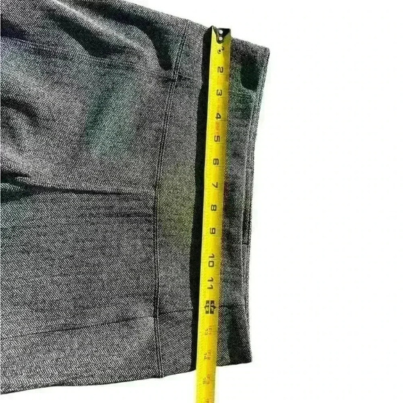 ATHLETA Delancey Herringbone Tight Leggings Size Medium Black/Grey - Picture 4 of 6